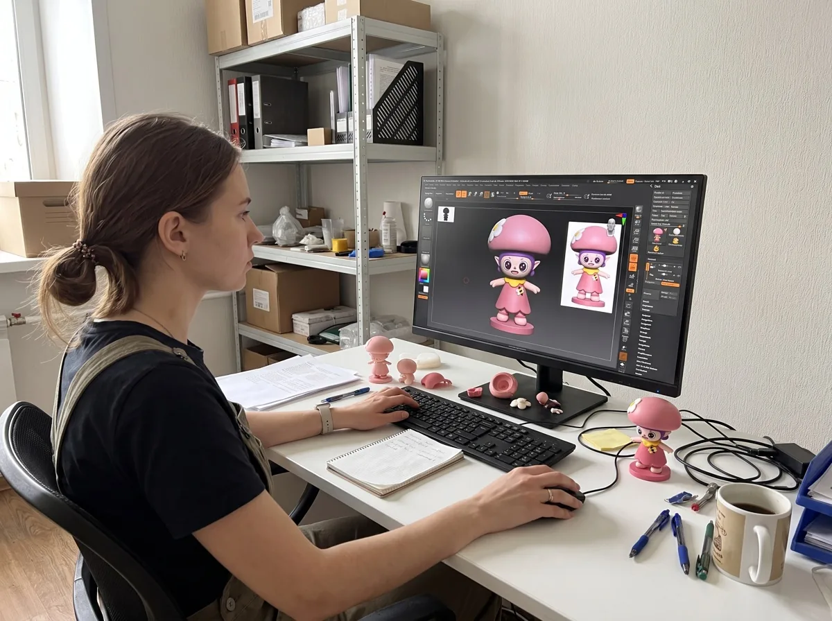 Макет и КП — эскиз и 3D-визуализация изделия