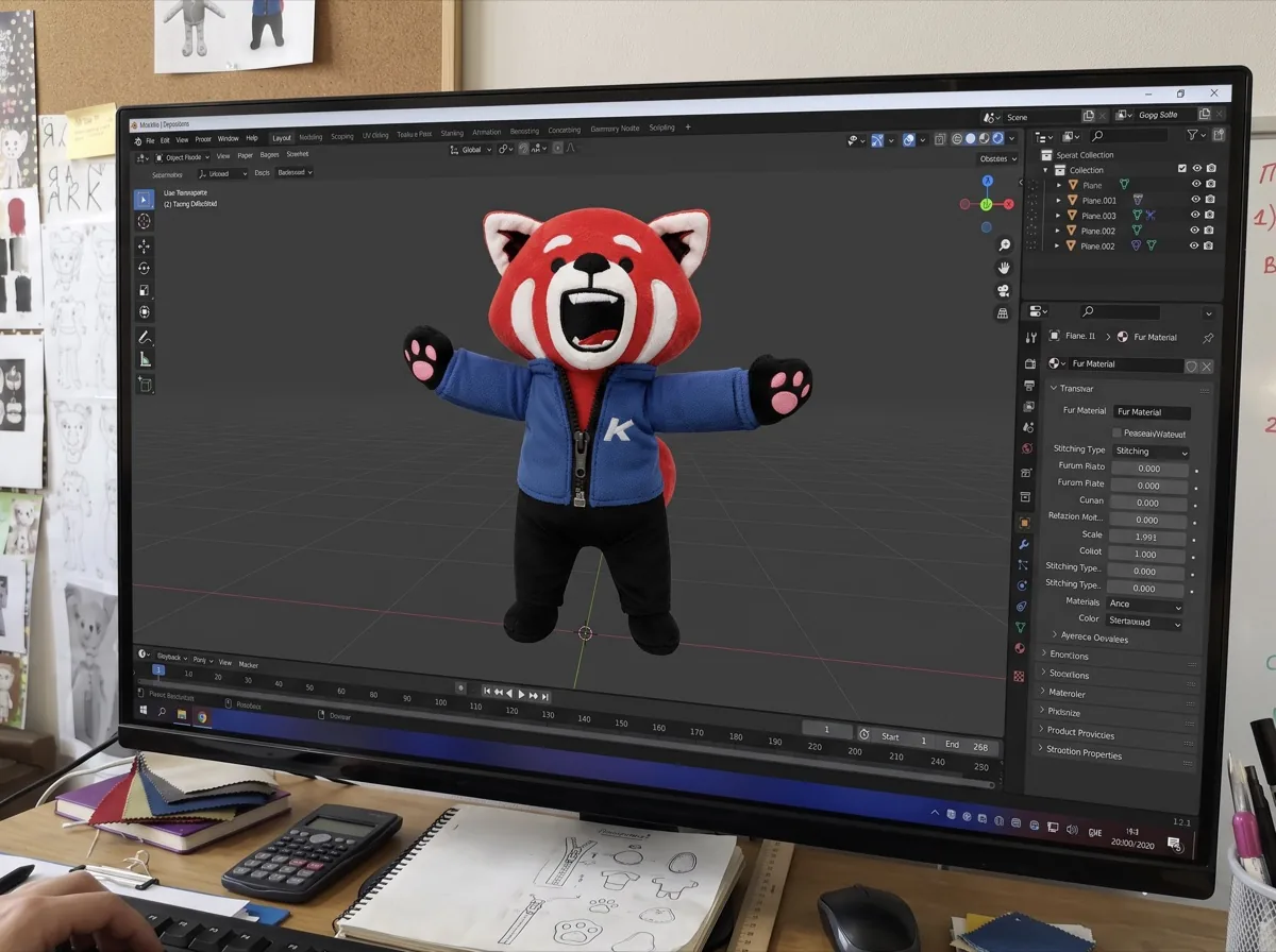 Макет и КП — эскиз и 3D-визуализация